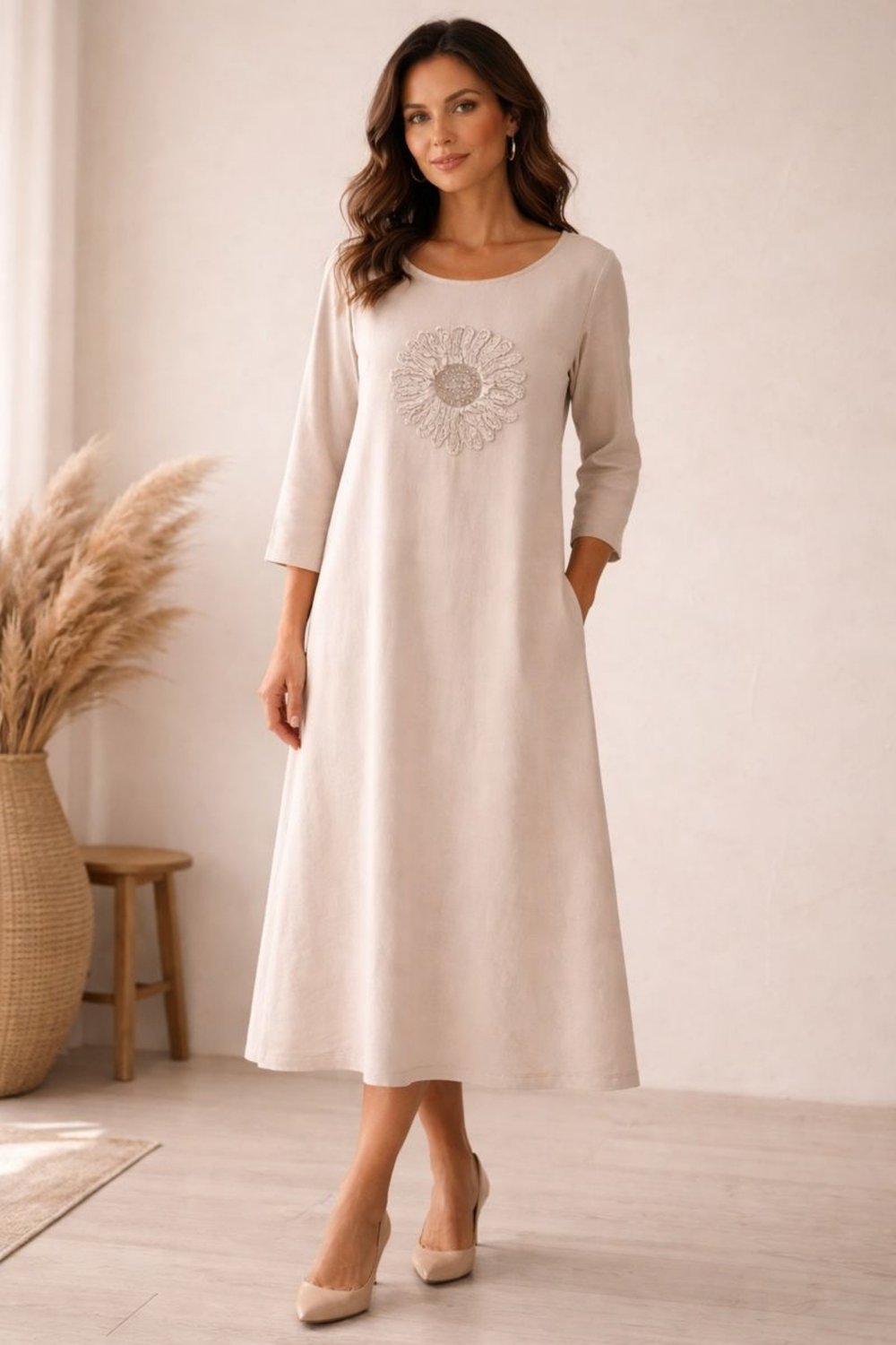 Oversize İtalyan Kadife Elbise