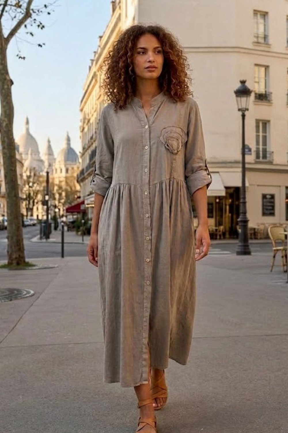Oversize Kadife Elbise 