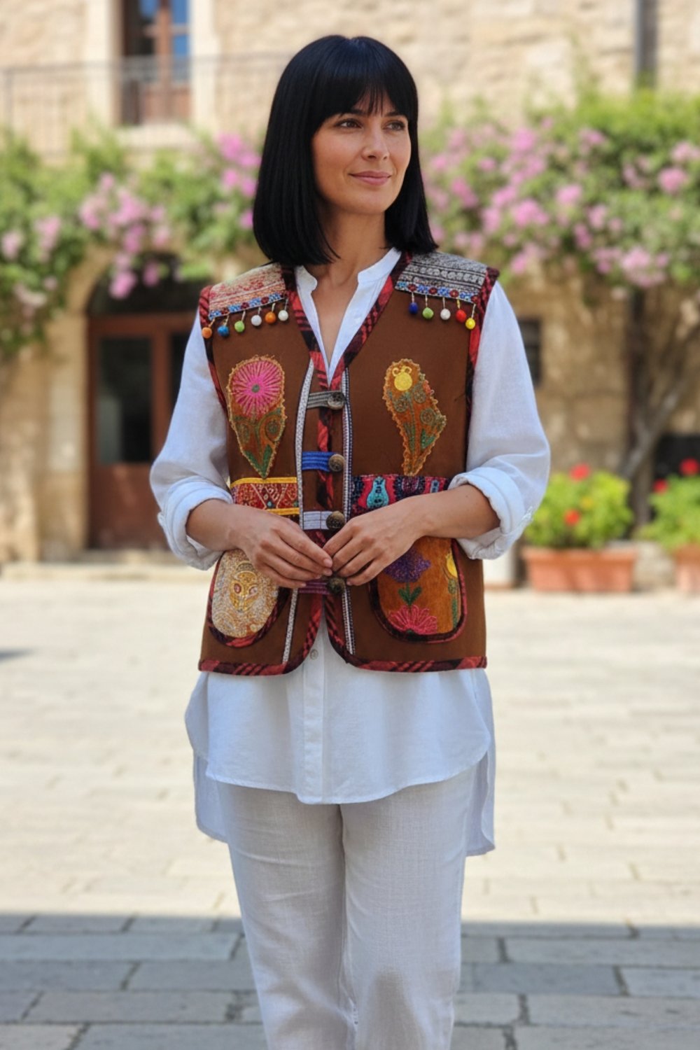 Özel Tasarım Etnik Yelek