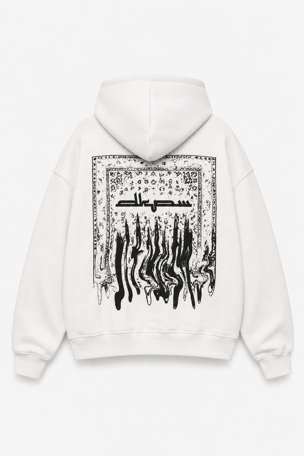 BOXY FİT OVERSİZE KAPŞONLU SWEATSHİRT EKRU