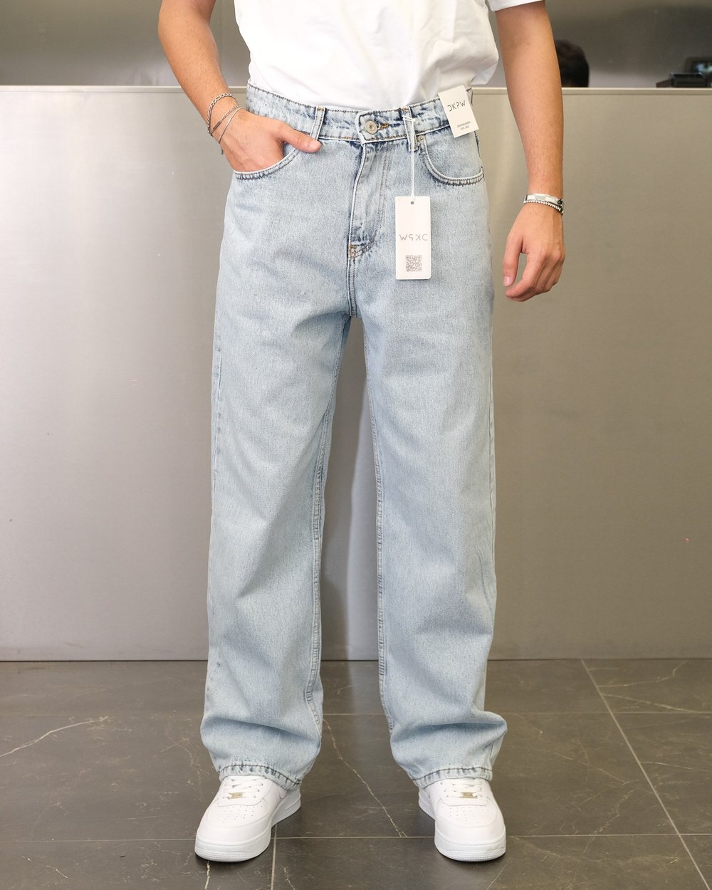 BUZ MAVİ EXTRA BAGGY JEANS