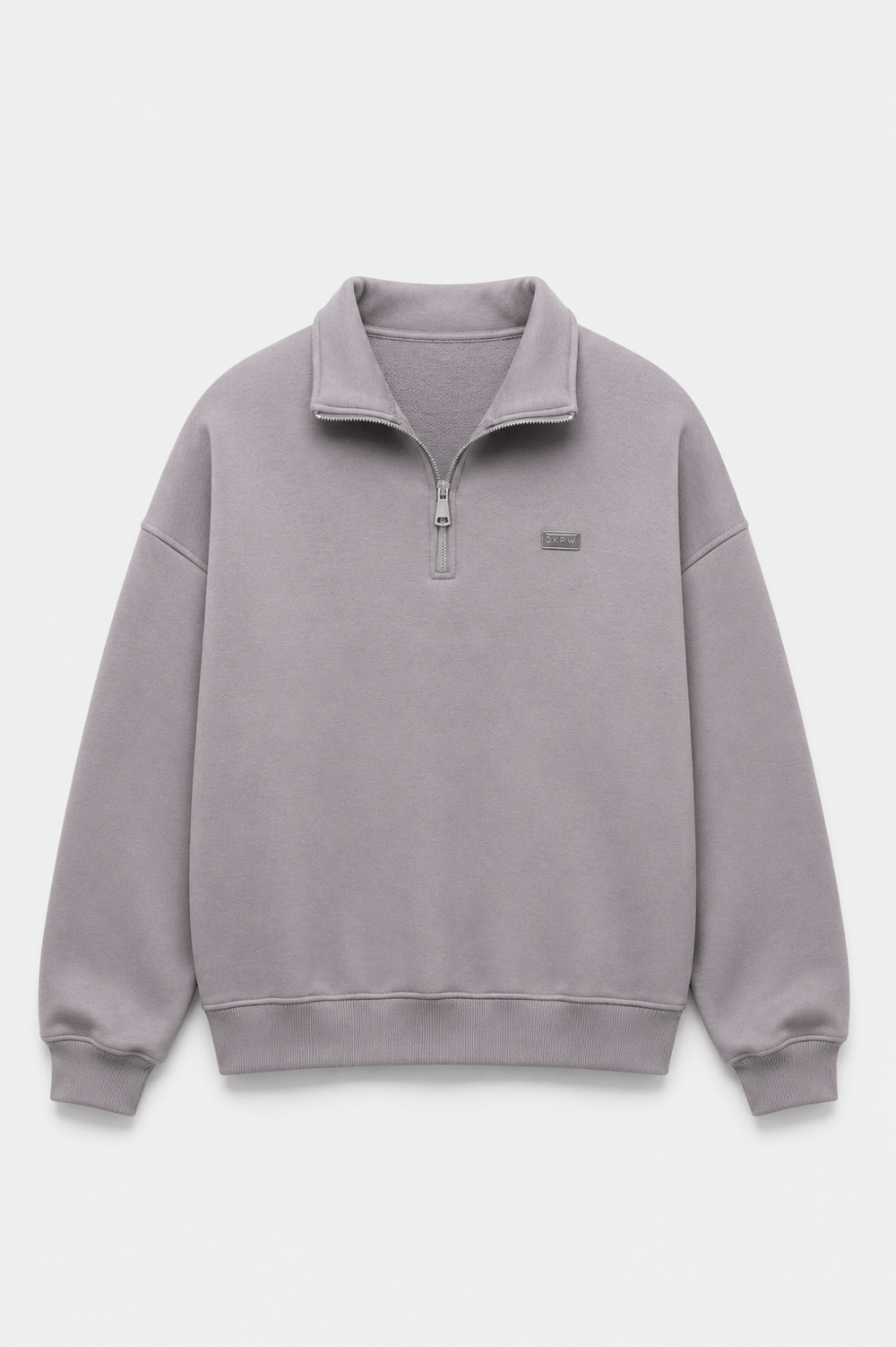 DKPW DEMİR ARMALI YARIM FERMUAR SWEATSHIRT FÜME
