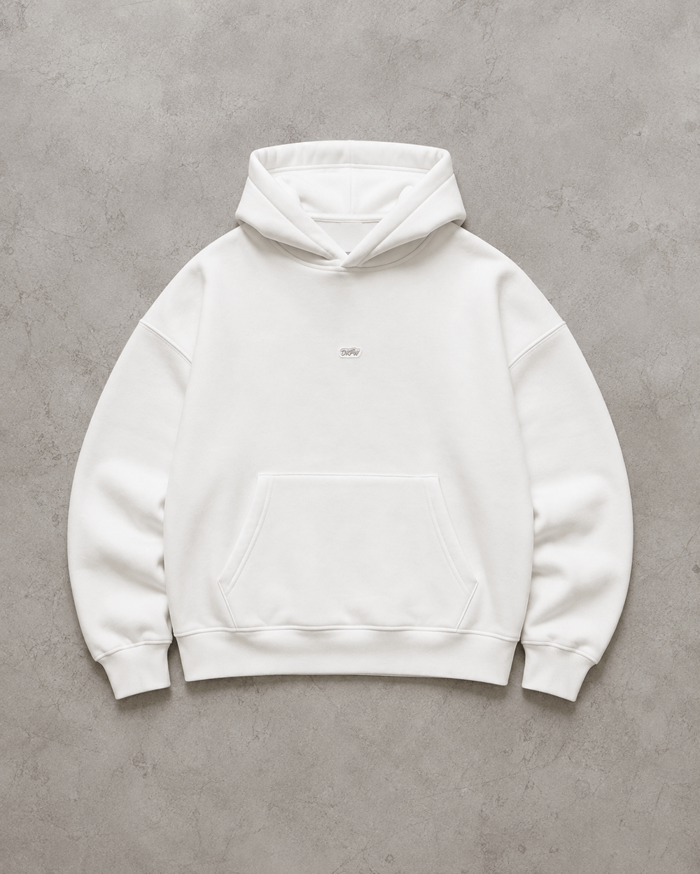 DKPW ENJEKSİYON BASKILI BOXYFİT SWEATSHIRT EKRU