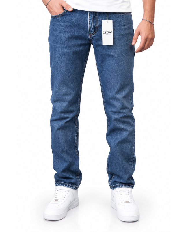 LACİVERT ORTA PAÇA JEAN