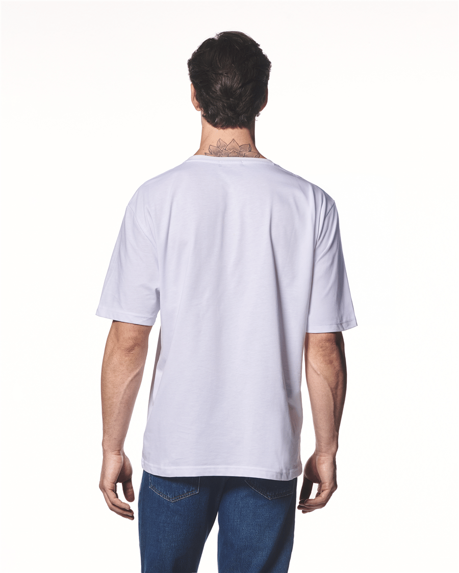 %100 Pamuk Orta Kalıklıkta T-Shirt
