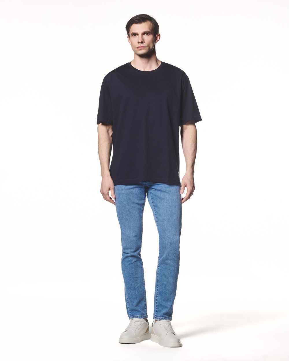 %100 Pamuk Orta Kalıklıkta T-Shirt