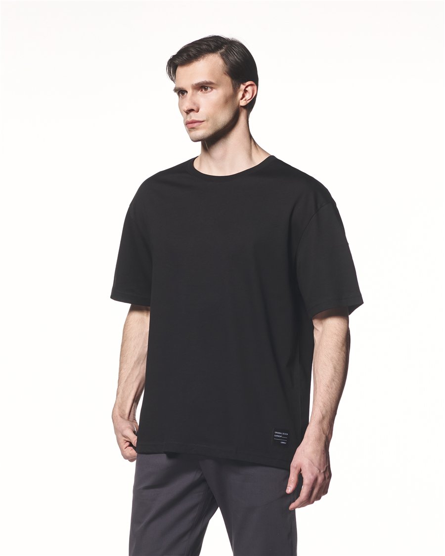%100 Pamuk Orta Kalıklıkta T-Shirt