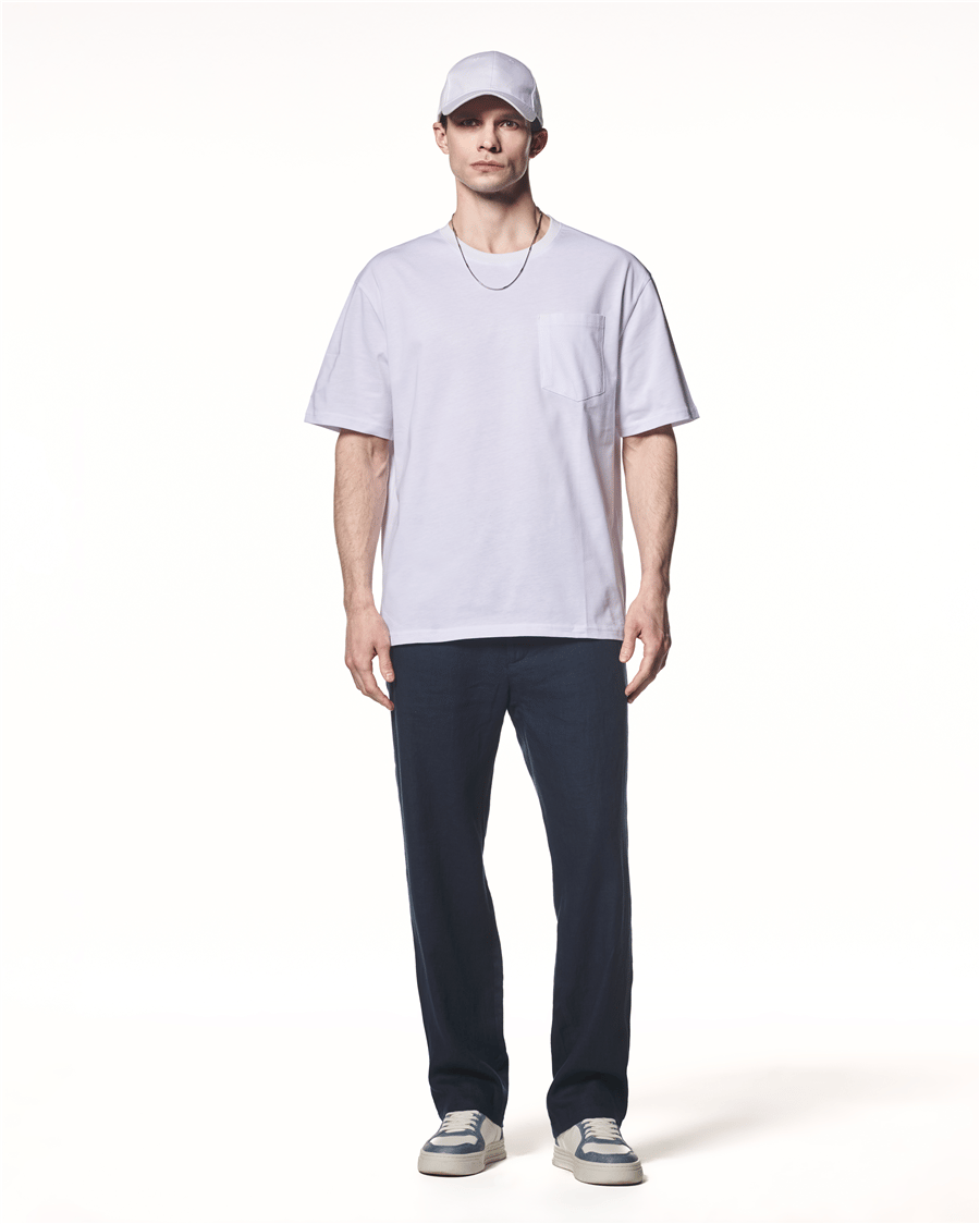 Cepli Kısa Kollu T-Shirt