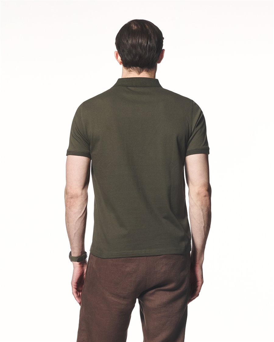 Kısa Kollu Polo Yaka T-Shirt
