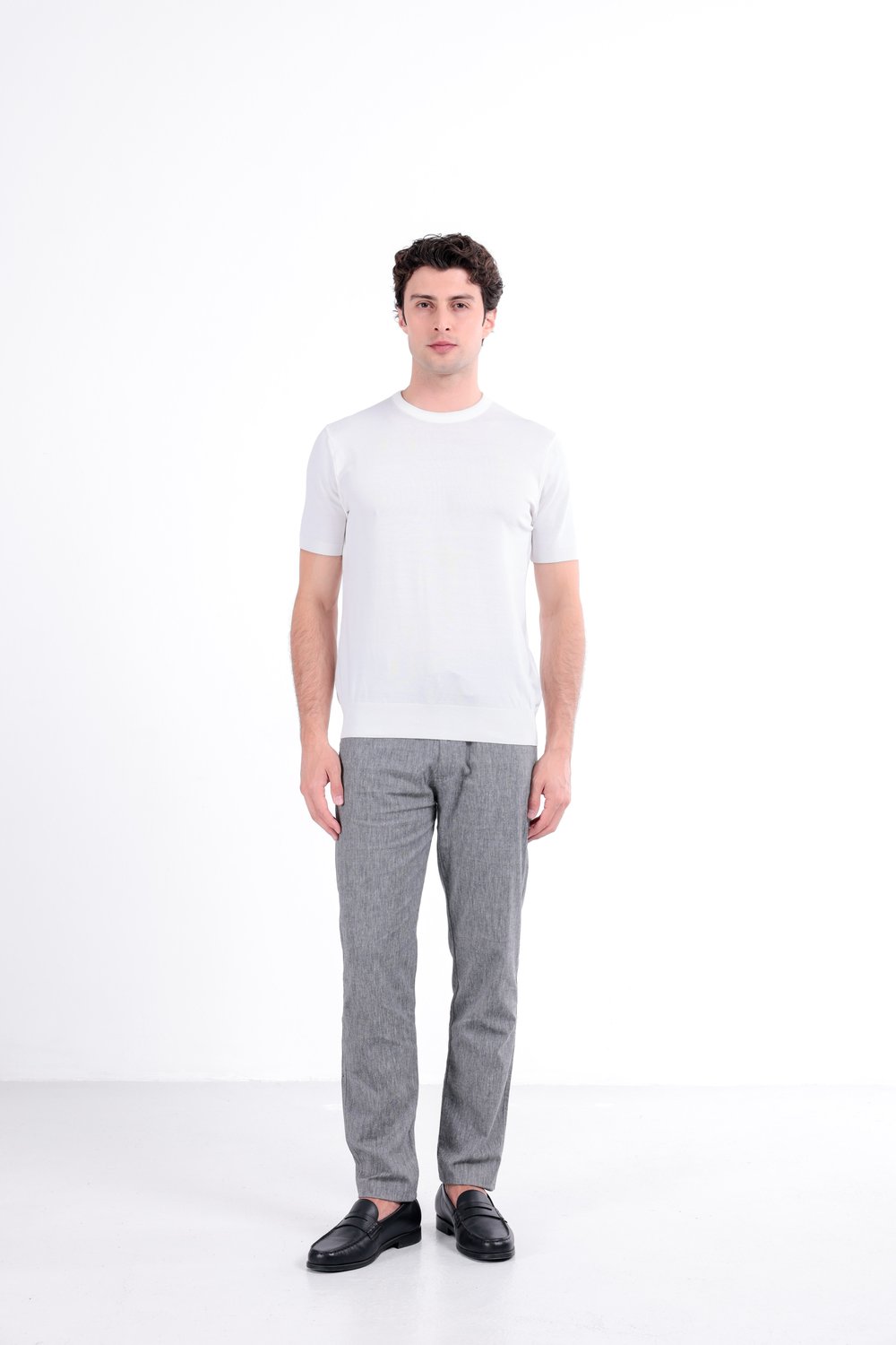 Regular Fit Bisiklet Yaka Triko T-Shirt