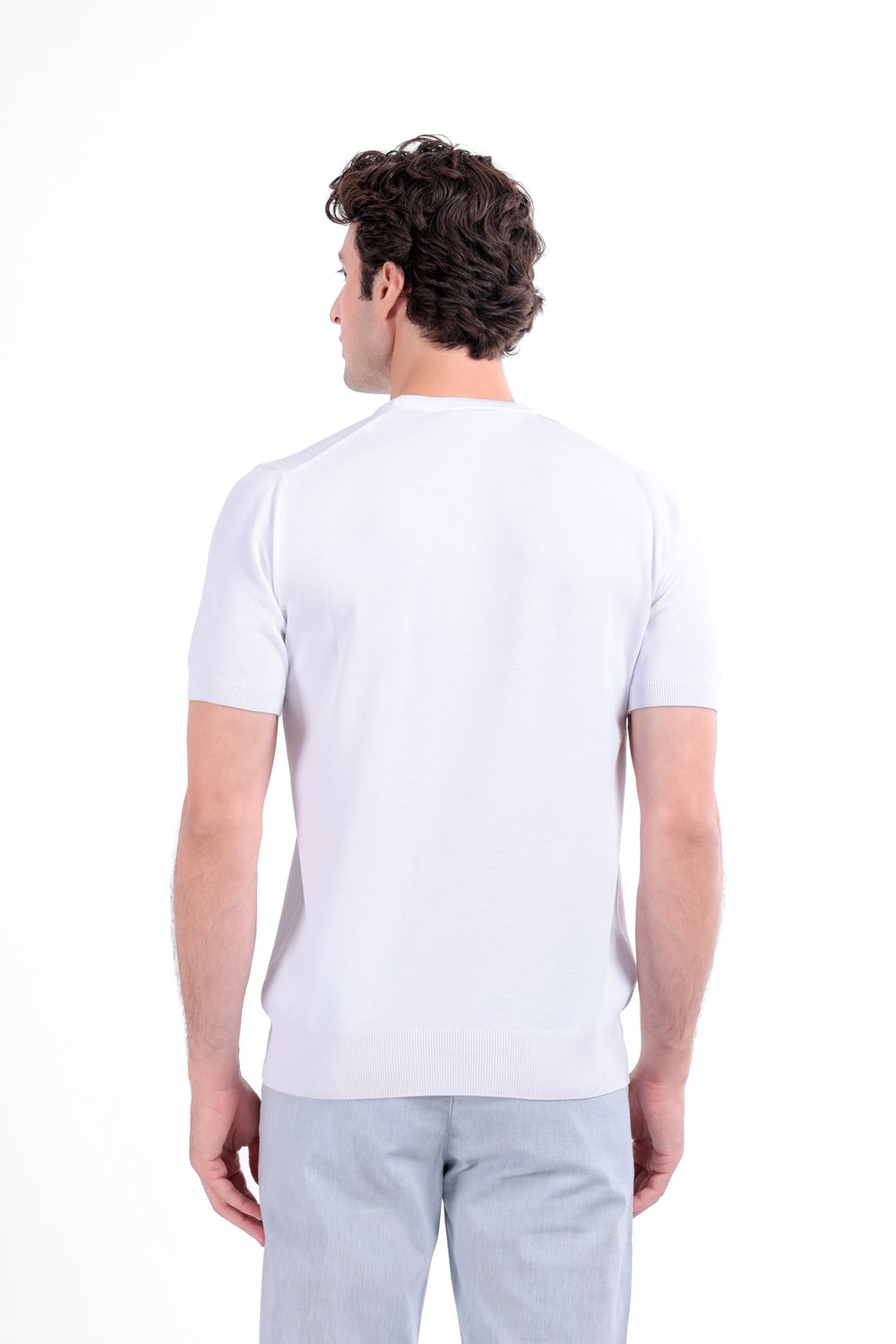Regular Fit Bisiklet Yaka Triko T-Shirt