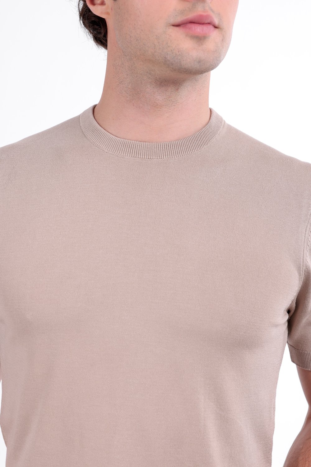 Regular Fit Bisiklet Yaka Triko T-Shirt