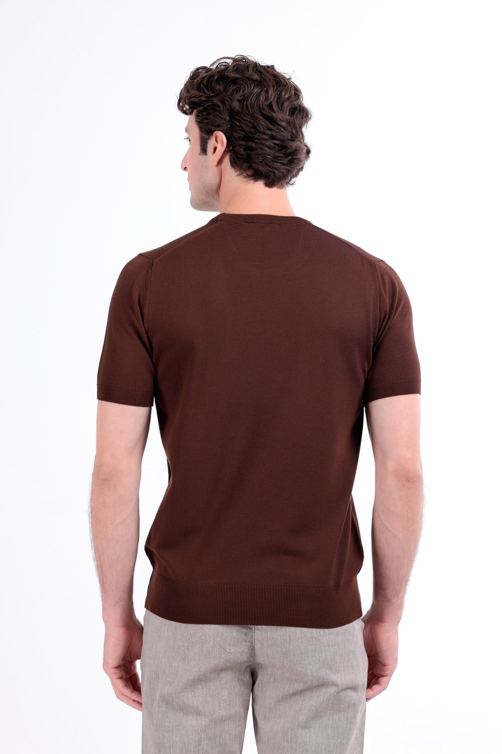 Regular Fit Bisiklet Yaka Triko T-Shirt