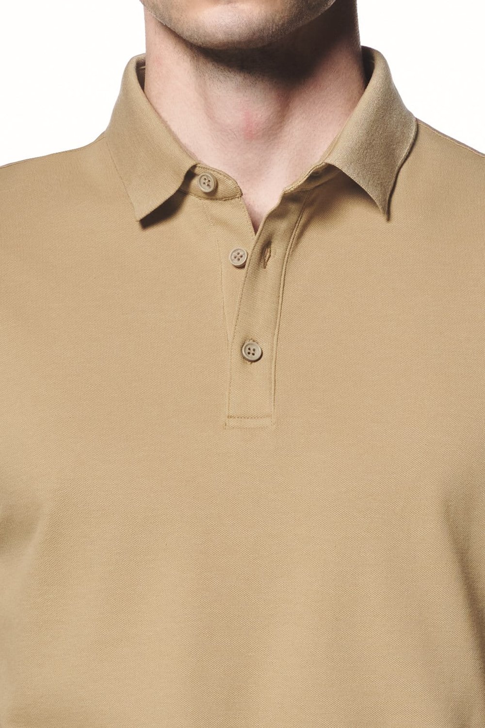Uzun Kollu Polo Yaka T-Shirt