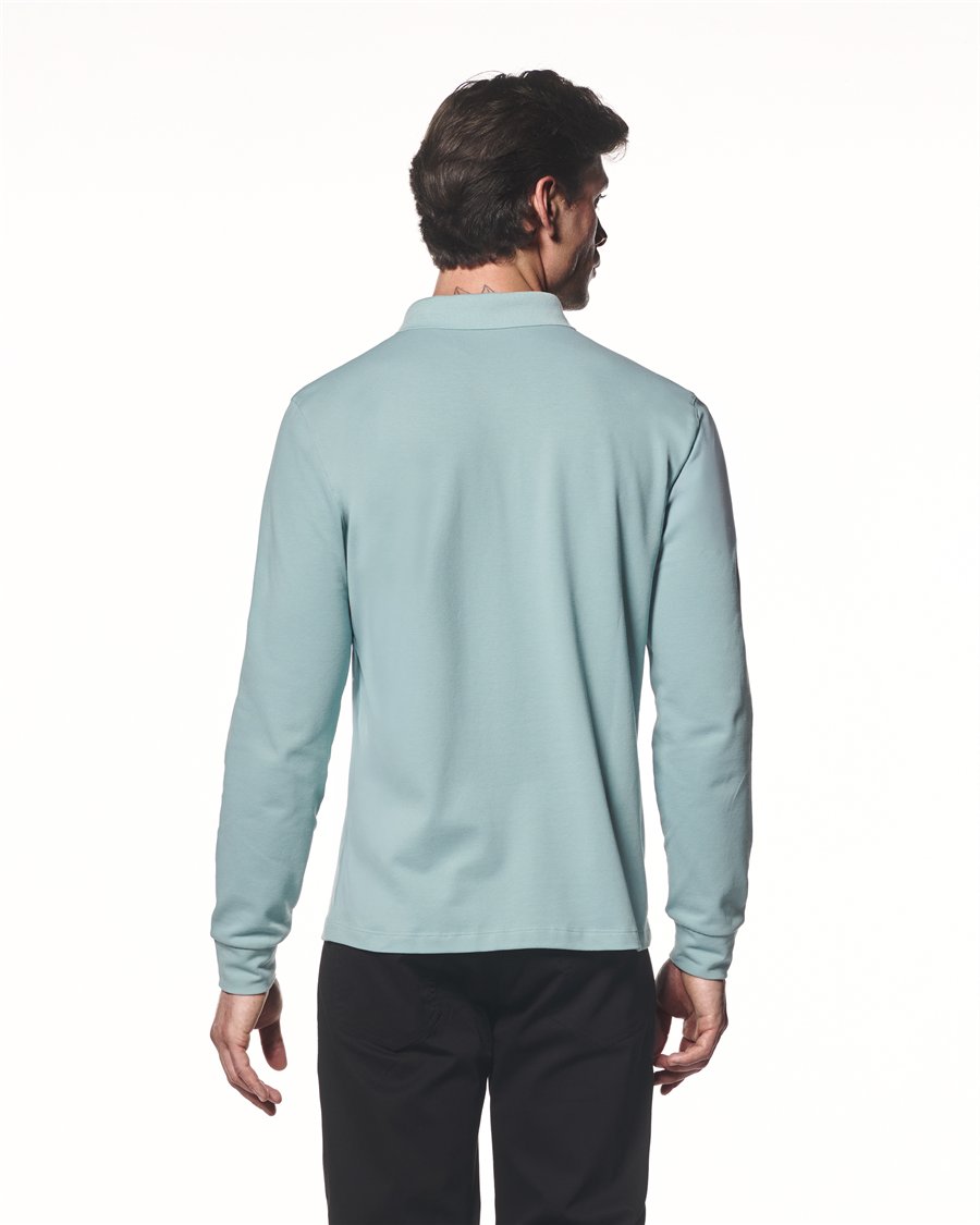 Uzun Kollu Polo Yaka T-Shirt