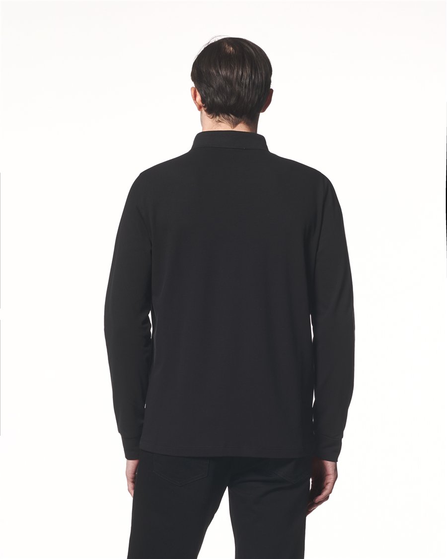 Uzun Kollu Polo Yaka T-Shirt