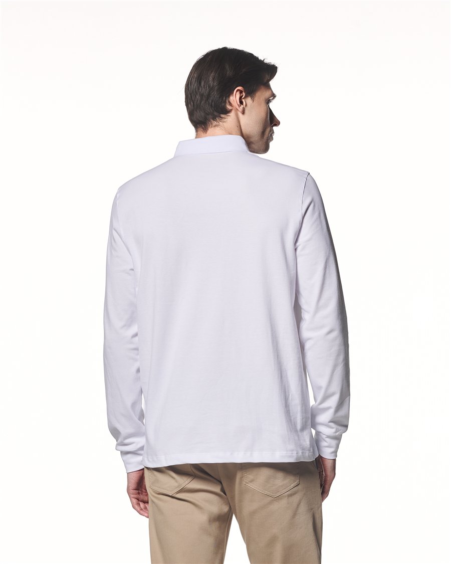 Uzun Kollu Polo Yaka T-Shirt