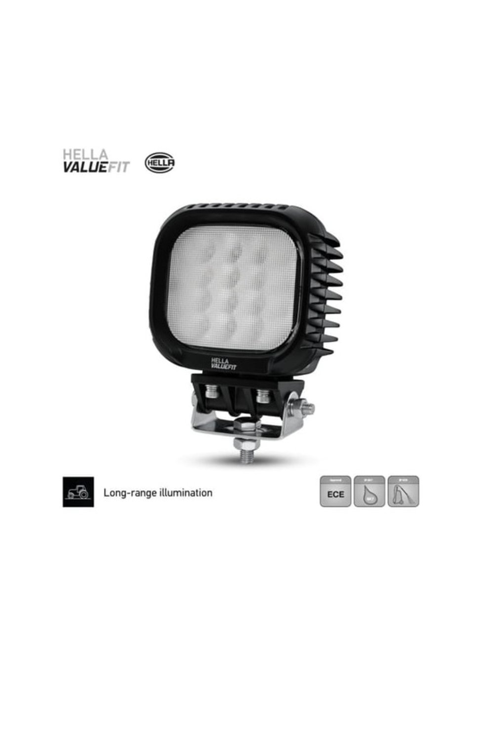 12V-48V Çalışma Lambası S5000 Kare 5000 Lümen (16 Ledli) - 1GA357109201
