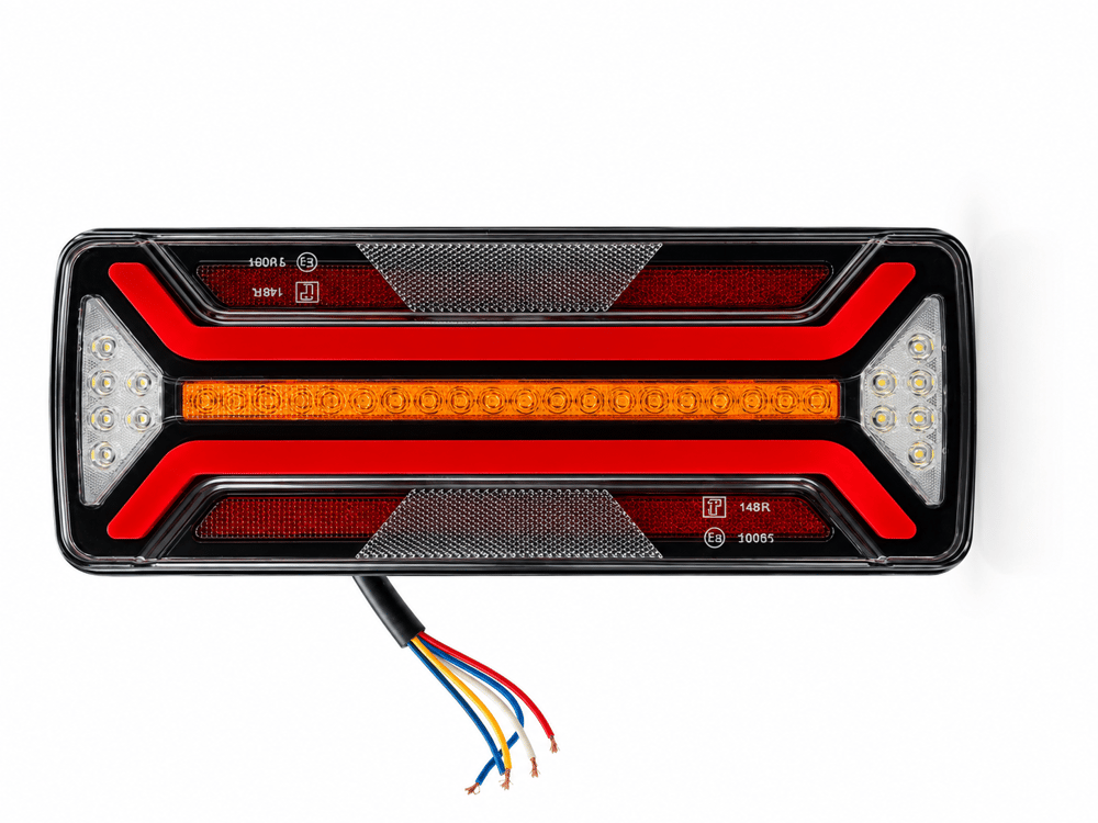 Üçler 1462 12 Volt Stop Lambası Ledli Kayar Sinyalli - Füme