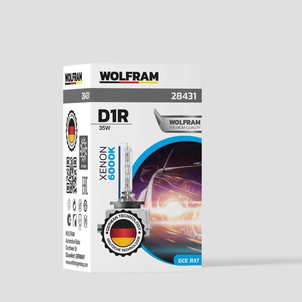 D1R Xenon Ampul Beyaz Işık 12V 35W - WOLFRAM 28431