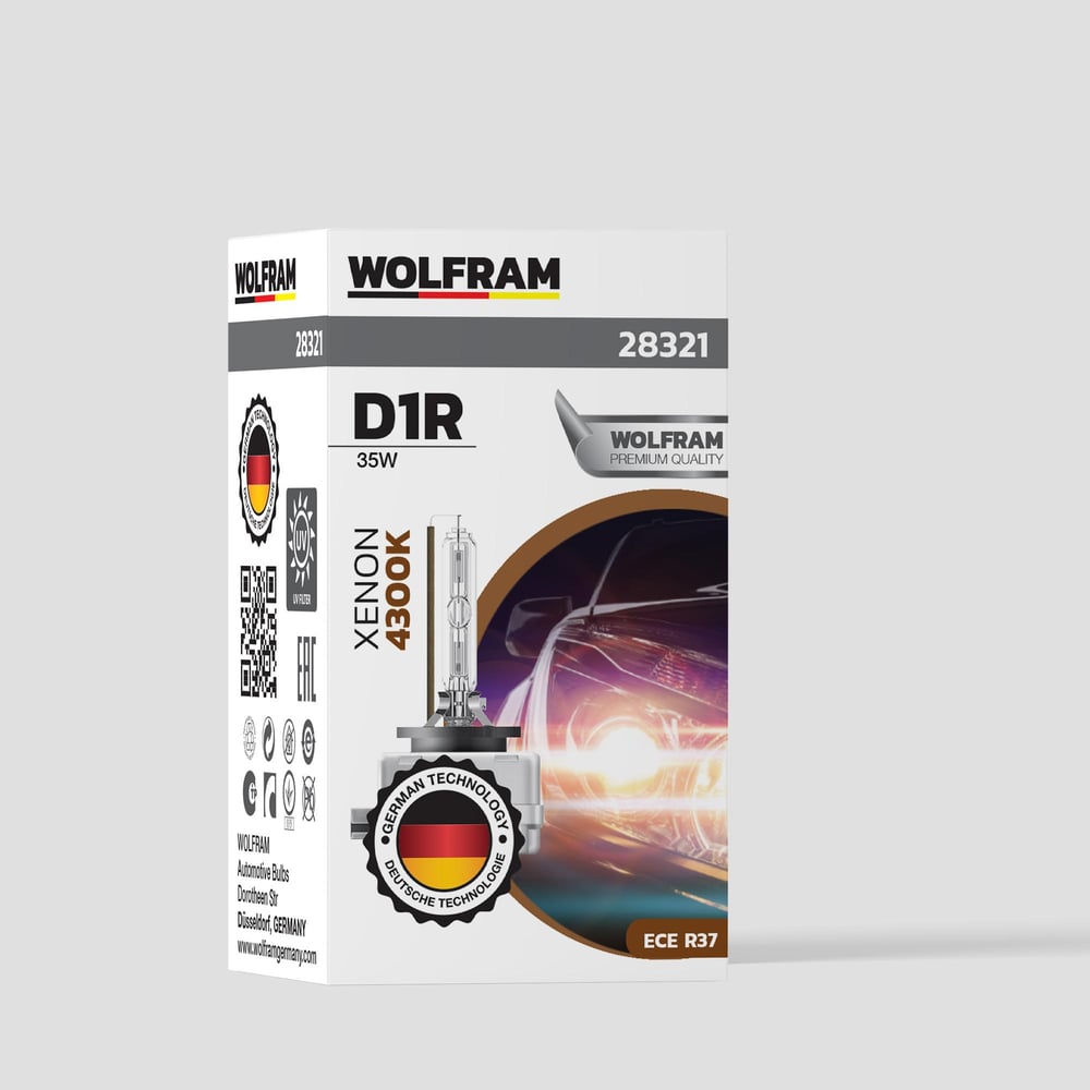 D1R Xenon Ampul Standart Işık 12V 35W - WOLFRAM 28321