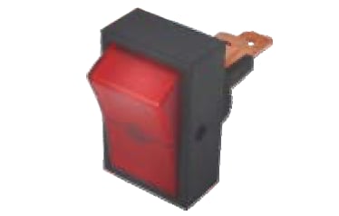 ENG PRO Basmalı Anahtar 12V 20A DİKDÖRTGEN IŞIKLI KIRMIZI PRO PB 0401