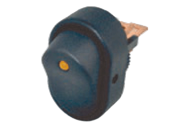 ENG PRO Oval üniversal LED li açma-kapama anh.SARI  24V 10A PRO PB 0318