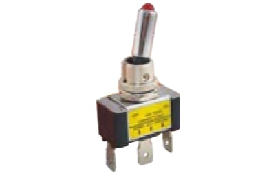 ENG PRO Sağ-sol anahtar LED li KIRMIZI 12V 20A PRO PB 0230