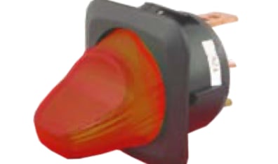 ENG PRO Sağ-sol anahtar LED li KIRMIZI 12V 25A PRO PB 0255
