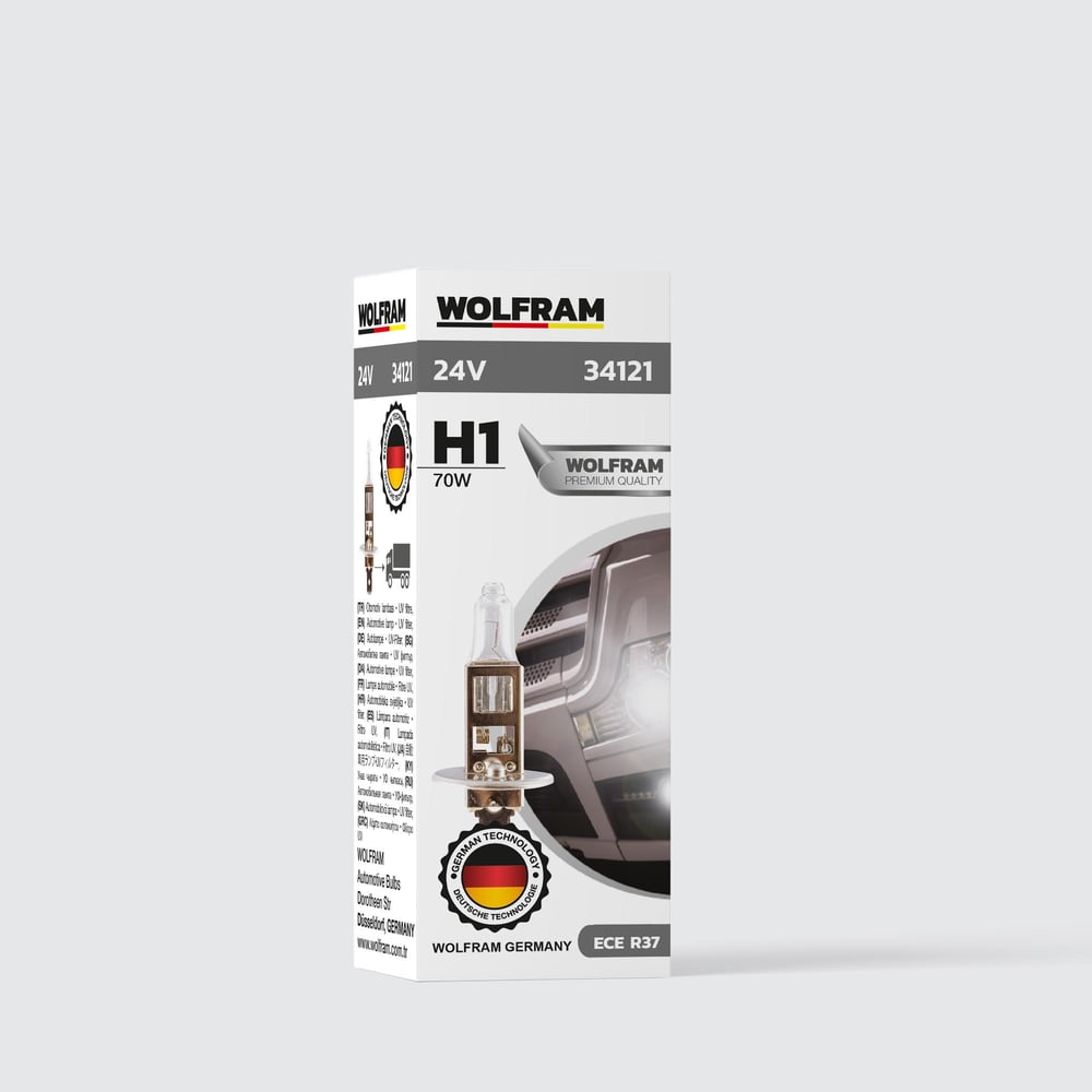 H1 Ampul Standart Işık 24V 70W - WOLFRAM 34121