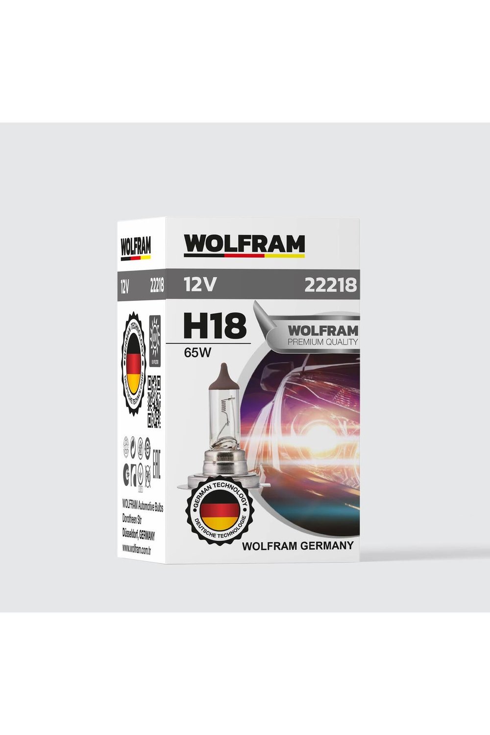 H18 Ampul Gümüş Kafa Yeni Nesil PY26D-1 12V 65W - 22218