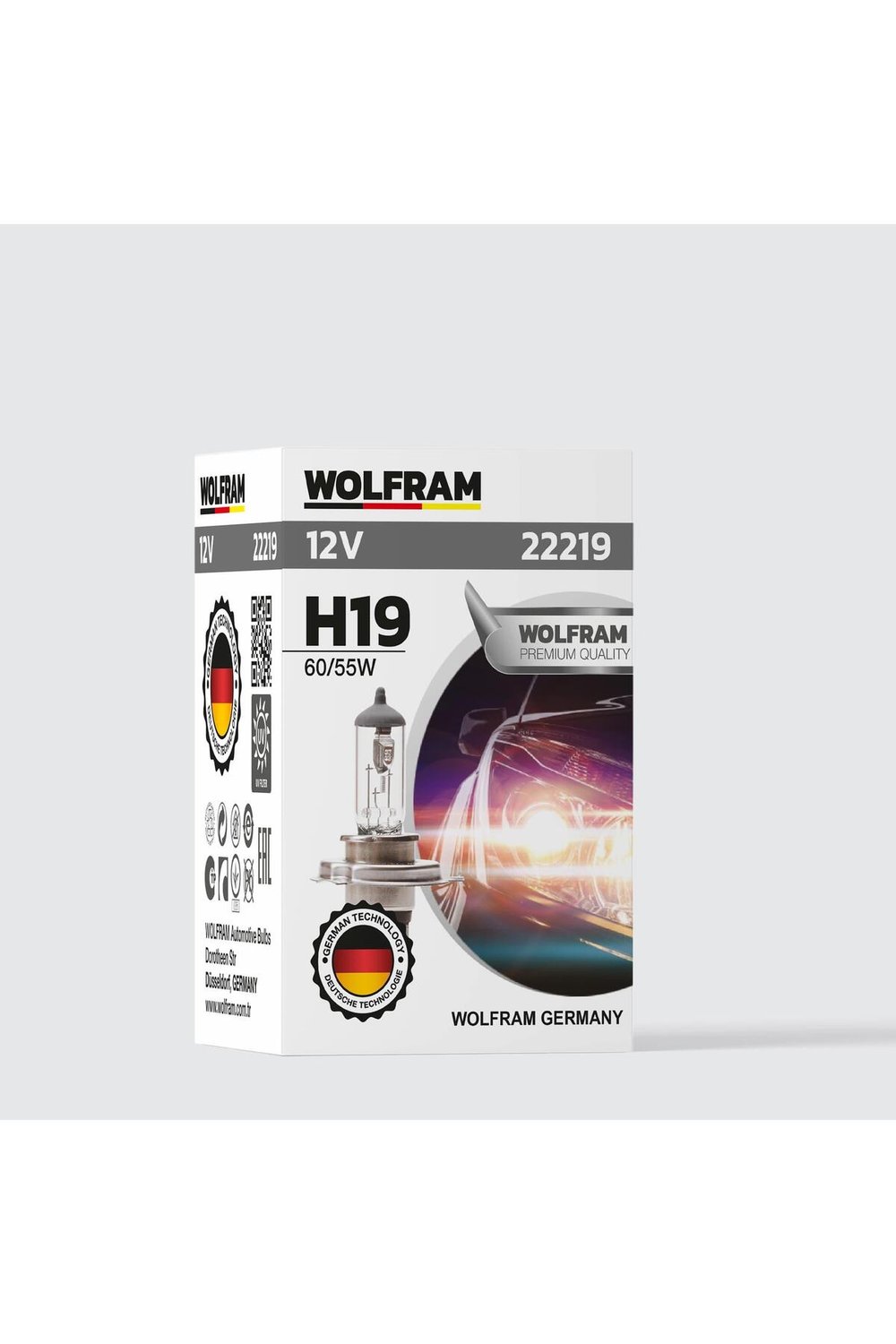 H19 Ampul Gümüş Kafa Yeni Nesil PU43T-3 12V 60/55W - 22219