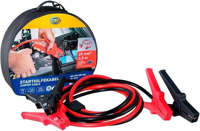 HELLA 8KS 236 689-001 AKÜ TAKVİYE KABLO SETİ 12V.-24V. 350 AMPER