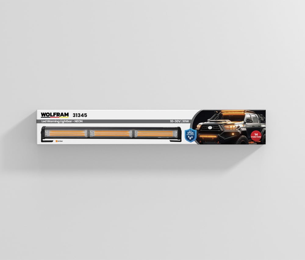 Led Uyarı Lightbar 30 Watt 31345 45,8 cm X 5,5 cm X 4,5 cm
