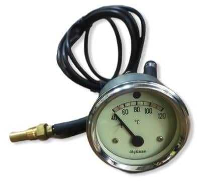 ÖLÇÜSAN HARARET SAATİ CİVALI 2 MT (40°C-120°C) (İKAZLI) (60 MM)