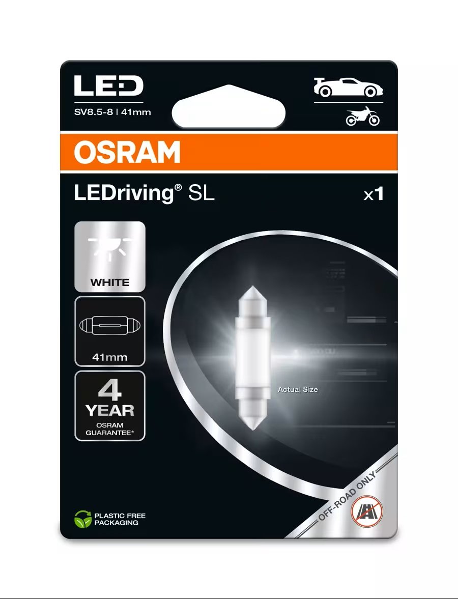OSRAM 12V 10W Sofit Uzun Ampül C10W 6411