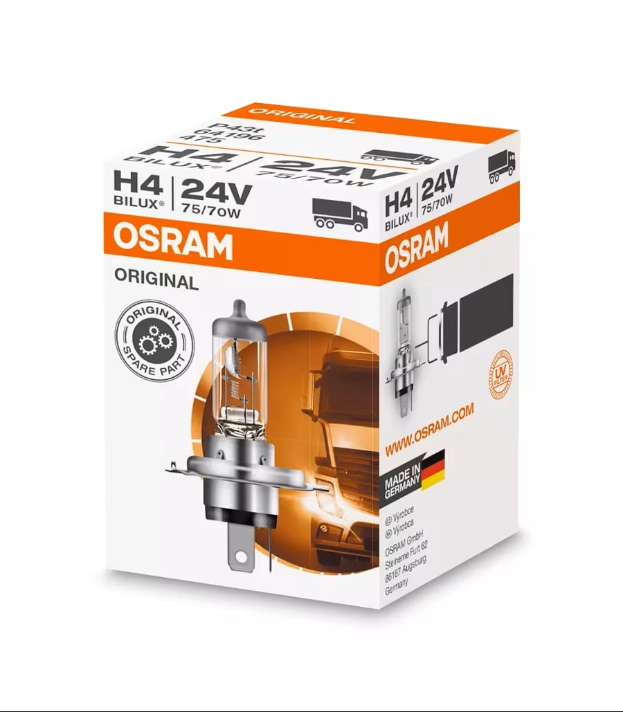 OSRAM AUTOBULB 24V 75/70W H4 Far Ampülü 64196