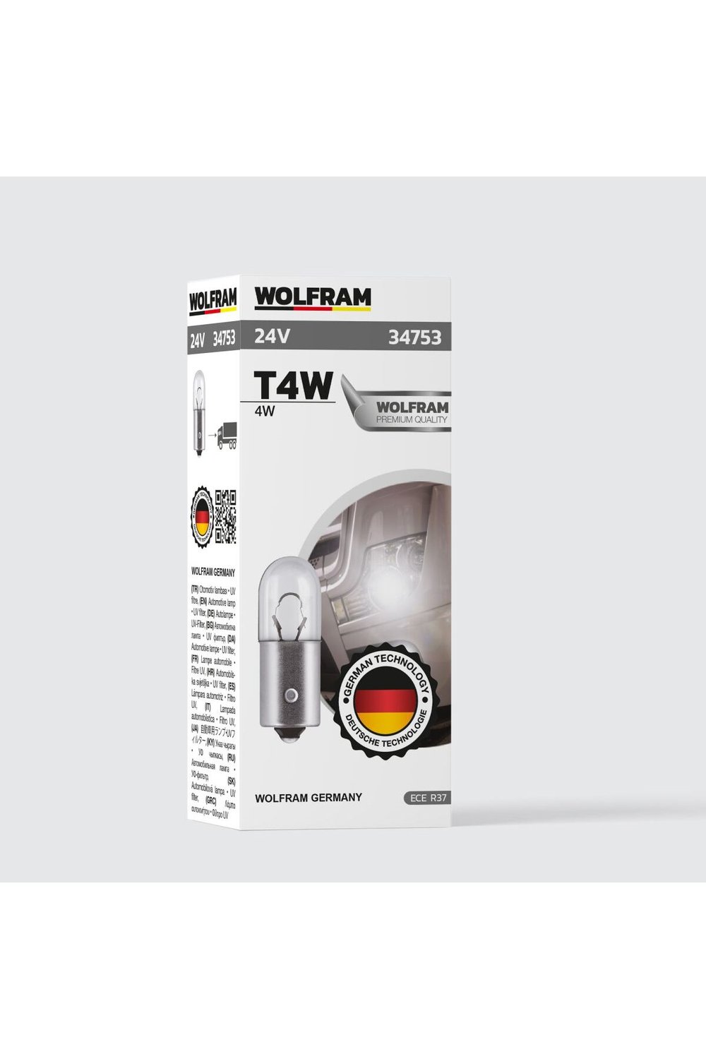 T4W Ampul 53 24V 4W (1 Paket 10 Adet) - 34753