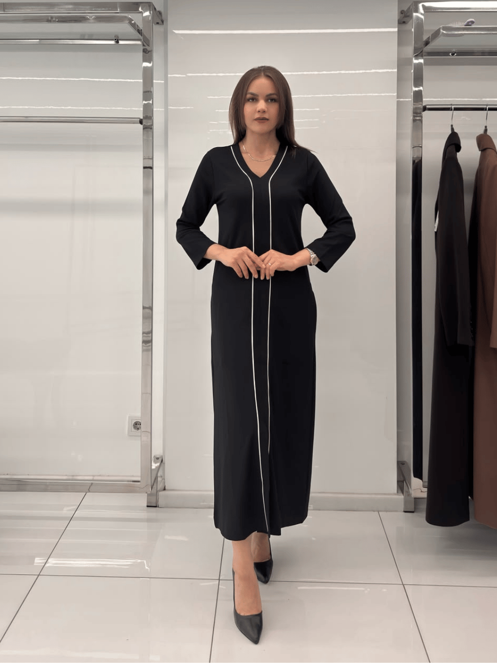 Elbise27K102543301MissBluebelleViskon Çelikli Elbise