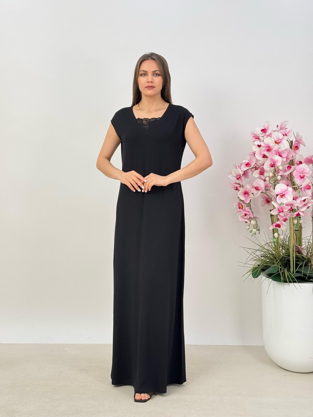 HIRKA26Y-1371MISSBLUEBELLEViskon Dantelli Elbise