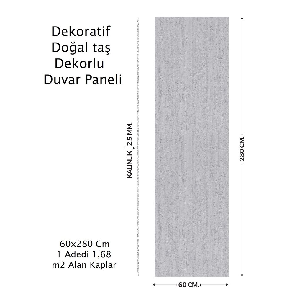 60X280 Duvar Paneli Doğal Taş Desen ,salon,duvar,traverten