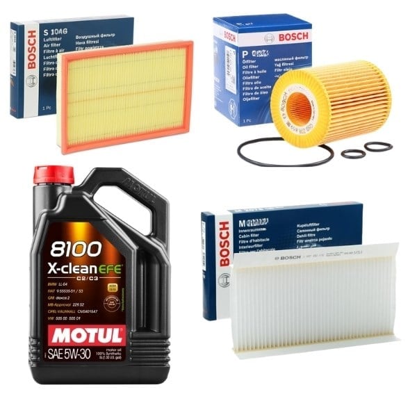 Bosch Opel Corsa C 1.7 CDTi 3lü Filtre Seti ve Motul Yağ 5lt 2003-2006