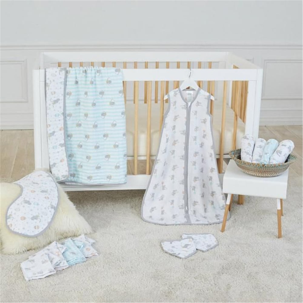 Aden & Anais - Dumbo New Heights Pamuklu Kundak Örtüsü 4lü Set
