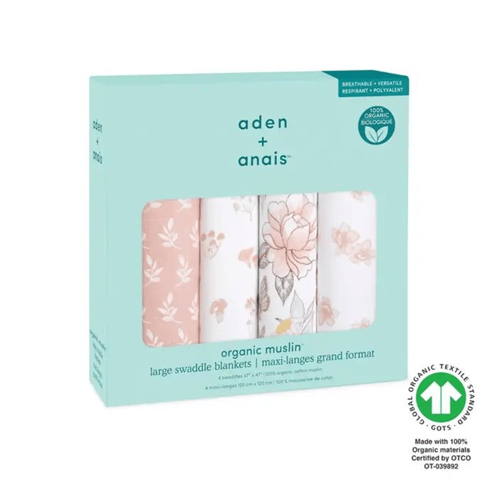 Aden & Anais - Earthly 4lü Organik Kundak Set