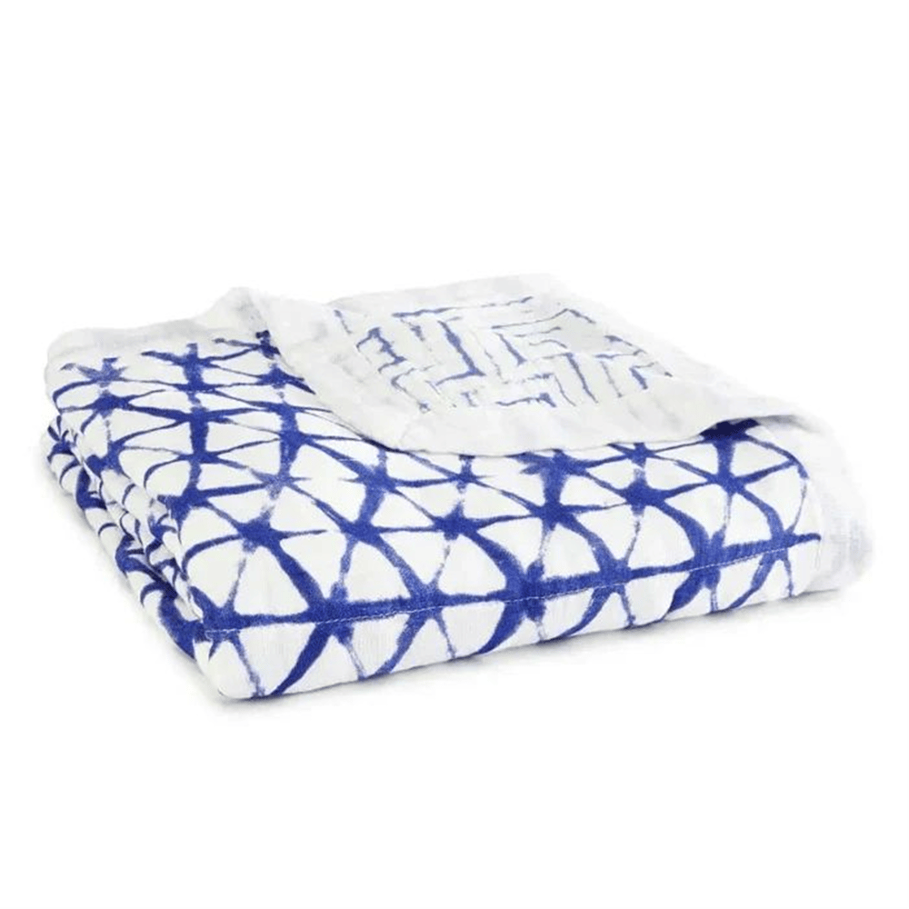 Aden & Anais - Indigo Shibori Dream Battaniye