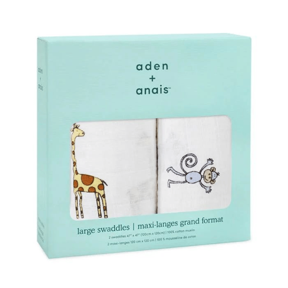 Aden & Anais - Jungle Jam 2li Müslin Set