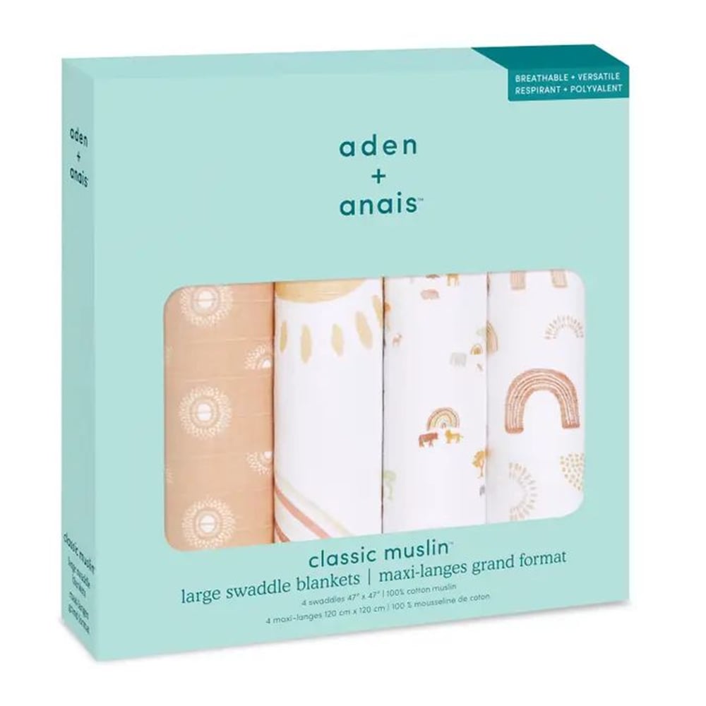 Aden & Anais - Keep Rising 4lü Pamuklu Müslin Set