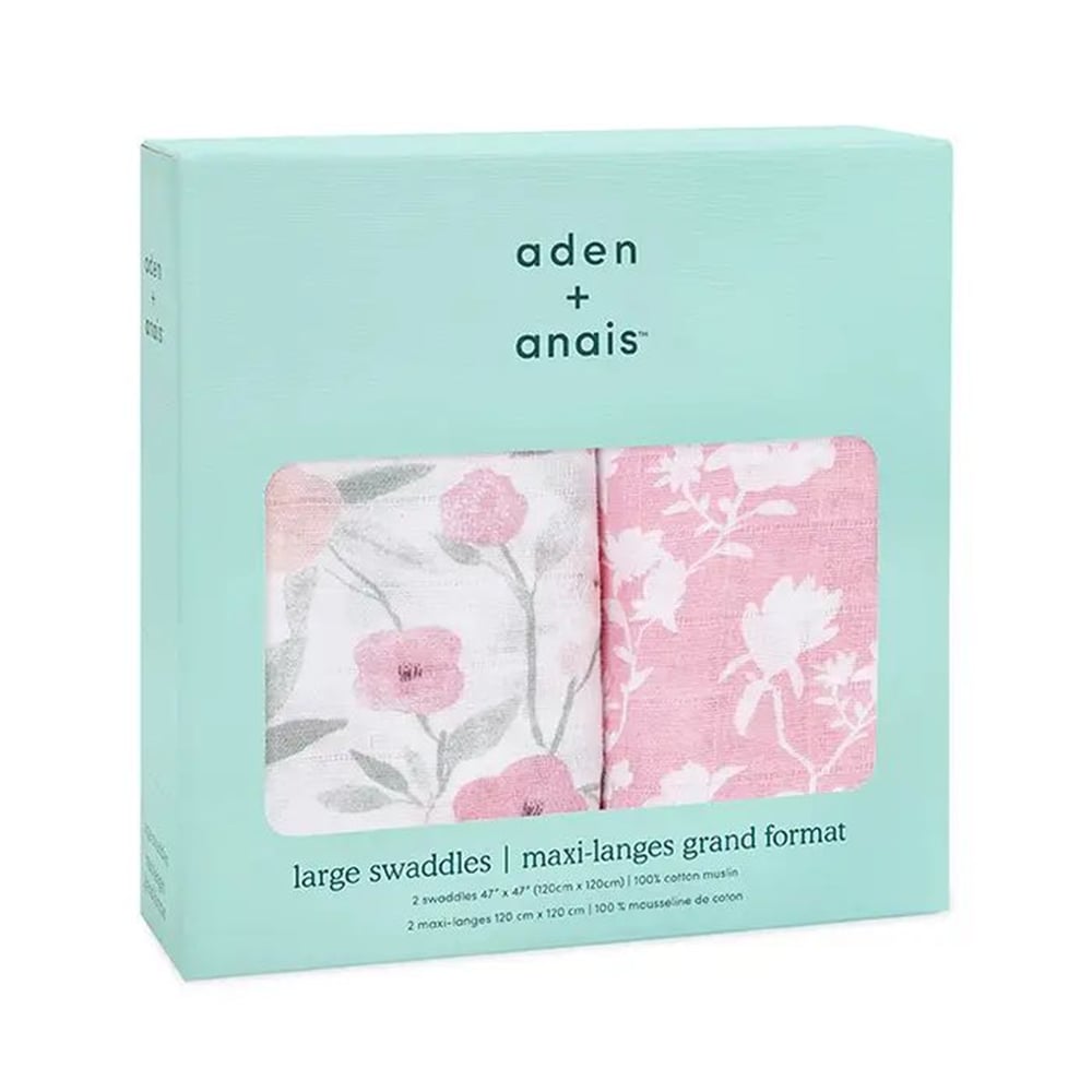 Aden & Anais - Ma Fleur 2li Organik Kundak Set