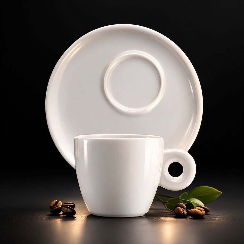 Bonna Banquet Espresso Fincanı ve Tabağı 70cc