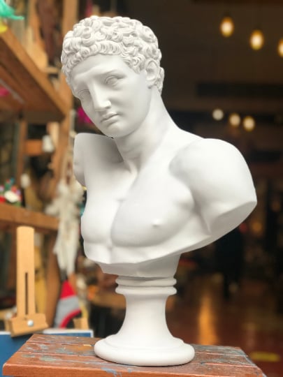 HERMES BÜST HEYKELİ - 63 CM 